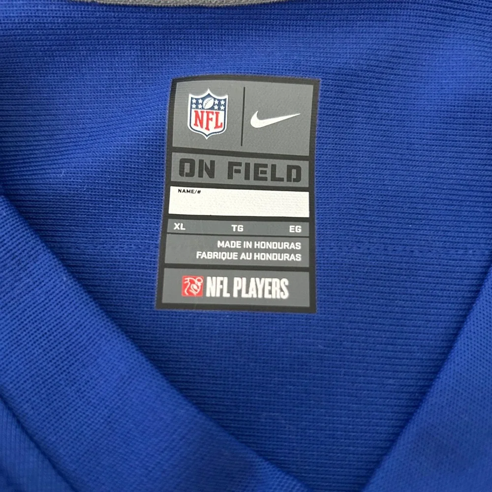 Nike NWT Women's NFL Giants Saquon Barkley 26 Jersey On Field Apparel Blue XL